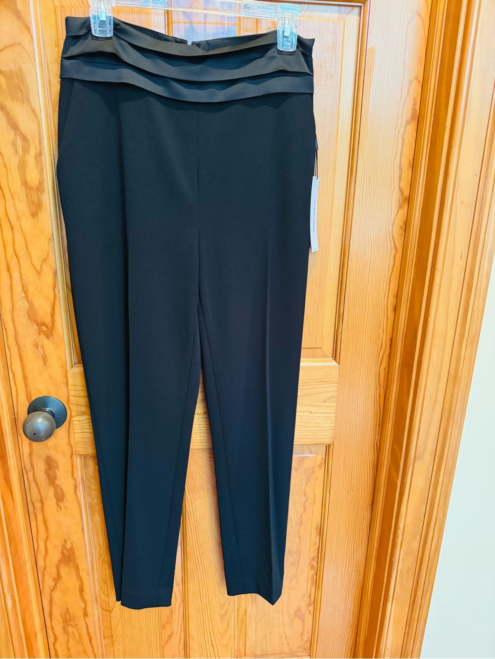 Calvin Klein high waist straight leg pants NWT